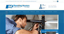 Desktop Screenshot of plumbingmastersinc.com